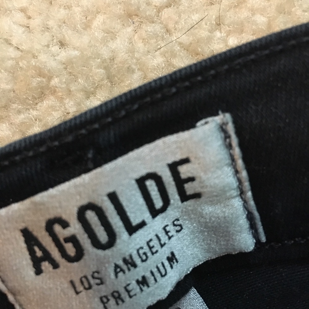 A Gold E jeans. Size 29. Dark blue wash.